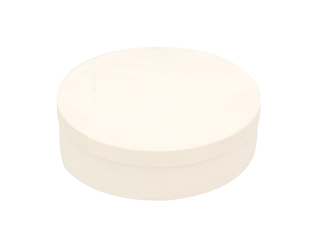 Boîtes en bois de copeaux ovale 12,5x15x5cm